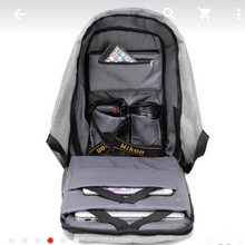 Anti Theft backpack USB charging Men Laptop Backpacks  Travel backpack School Back Pack Bags