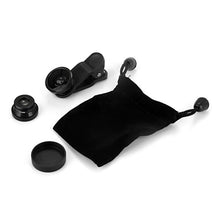3 in 1 Universal Wide Angle Fish Eye Macro Lens Clip Smart Phone.