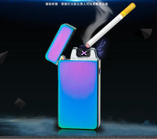 Luxury Arc Lighter windproof  Electric Cigarette Lighter Novelty Metal Flameless