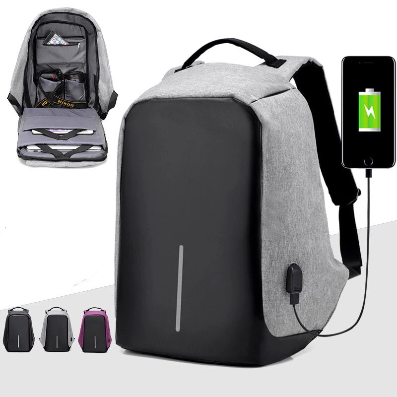 Anti Theft backpack USB charging Men Laptop Backpacks Travel backpack Toro Morocho X