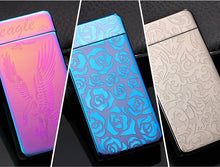 Luxury Arc Lighter windproof  Electric Cigarette Lighter Novelty Metal Flameless